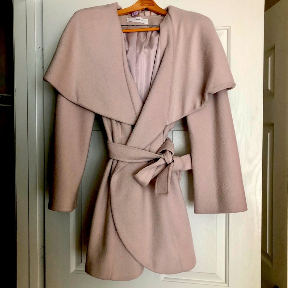 ▪️T Tahari Wool Wrap Coat